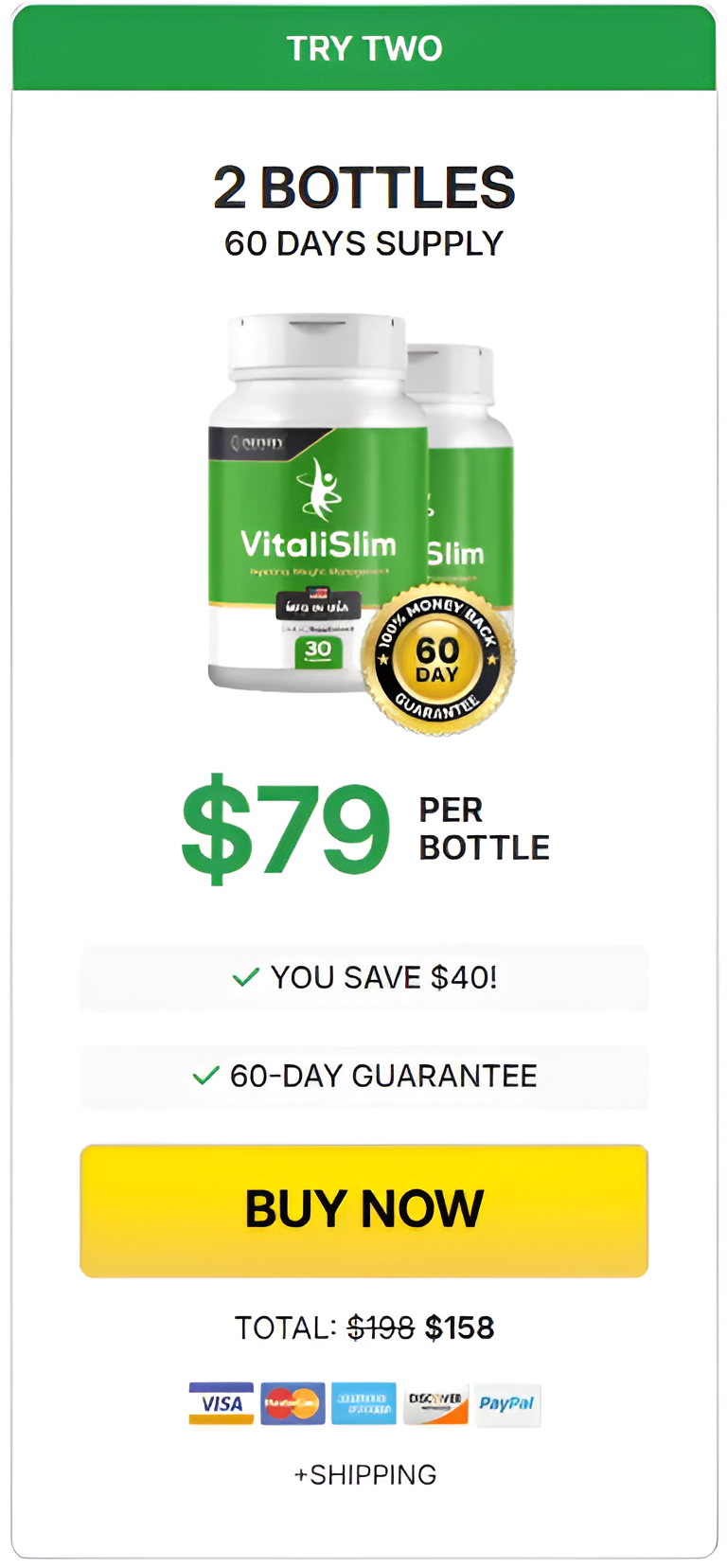Vitalislim one bottle