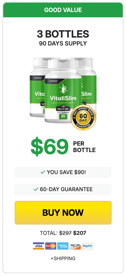 Vitalislim three bottles order