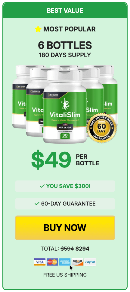 Vitalislim 6 bottles